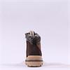 Rieker Tex Platform Knitted Cuff Boot - Brown Suede